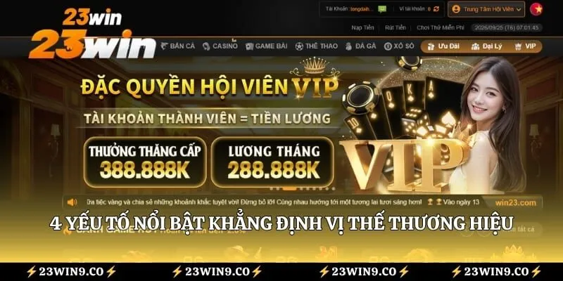 4 yếu tố nổi bật khẳng định vị thế thương hiệu