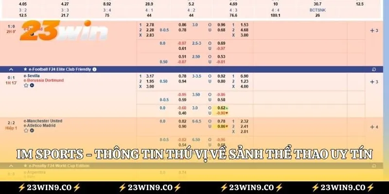 IM Sports - Thông Tin Thú Vị Về Sảnh Thể Thao Uy Tín 1 IM Sports - Thông Tin Thú Vị Về Sảnh Thể Thao Uy Tín
